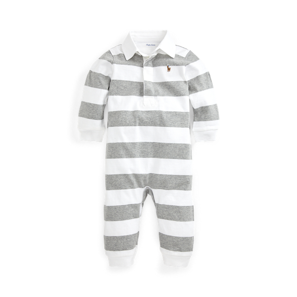 Striped Cotton Rugby Coverall