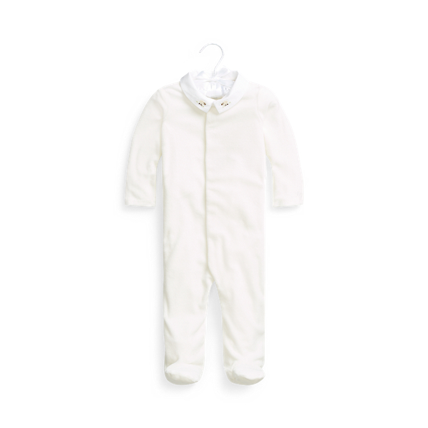 Velour Footed Coverall Baby 1