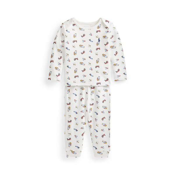 Top y pantal&oacute;n Polo Bear Baby Boy en 1