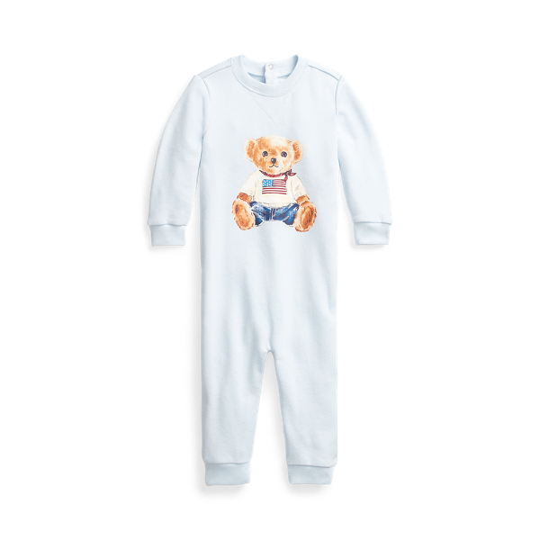 Polo Bear Terry Coverall Baby Boy 1