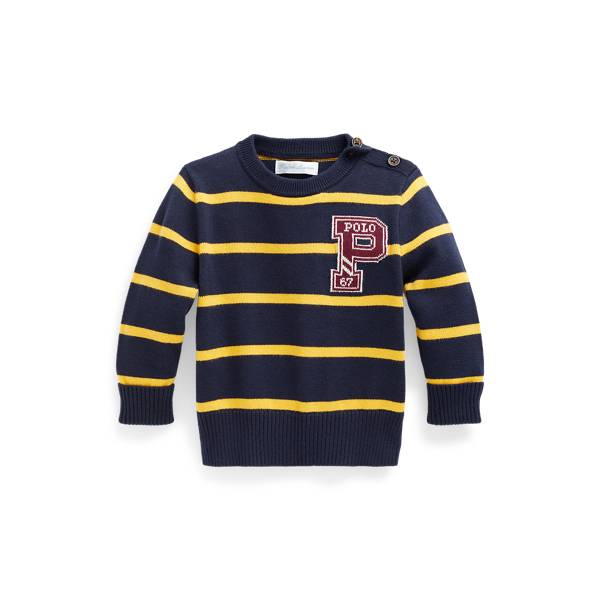 Striped Cotton Jumper Baby Boy 1