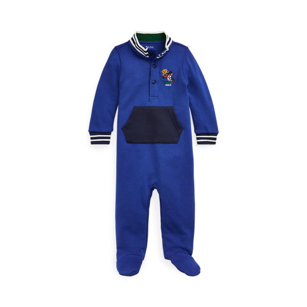 Grenouill&egrave;re Polo Bear col chemin&eacute;e Baby Boy en 1