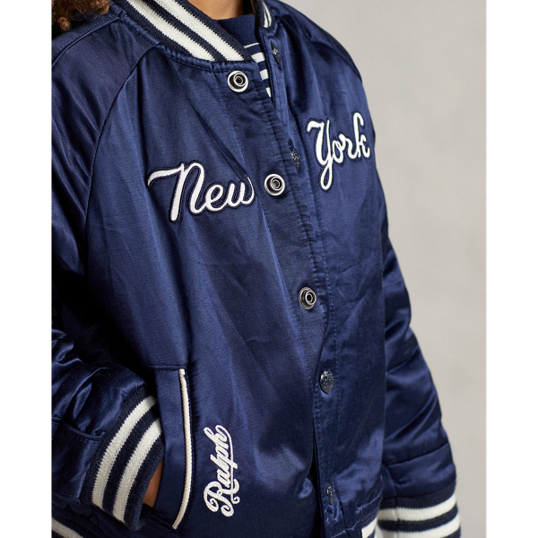 Aviator Navy/White Polo Ralph Lauren Yankees Jacket Boys 2-7/Girls 2-6x 7