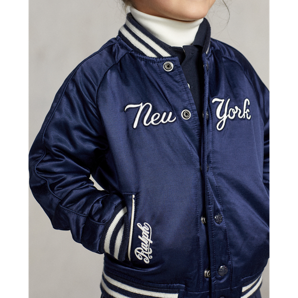 Aviator Navy/White Polo Ralph Lauren Yankees Jacket Boys 2-7/Girls 2-6x 8
