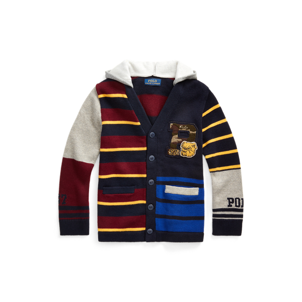 Patchwork Cotton Cardigan Boys 1.5-6 Years 1