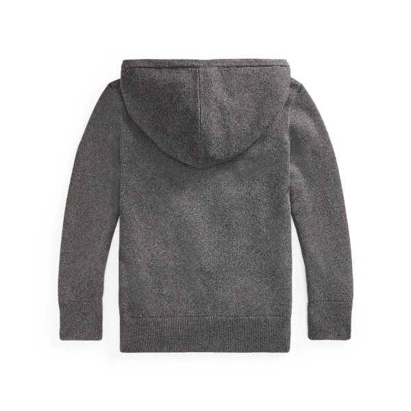 Boulder Grey Big Pony Cotton Hooded Jumper Boys 1.5-6 Years 2