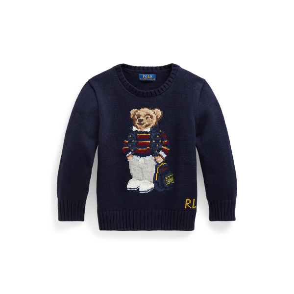 Polo Bear Cotton-Blend Sweater Boys 1.5-6 Years in 1