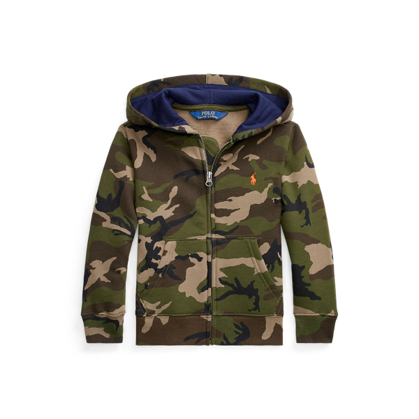 Sweat &agrave; capuche coton camouflage Boys 1.5-6 Years en 1