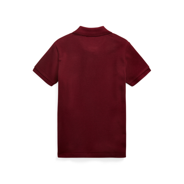 Classic Wine Polo Bear Cotton Mesh Polo Boys 2-7 2