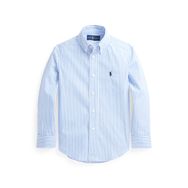 Camisa de rayas en popelina de algod&oacute;n
