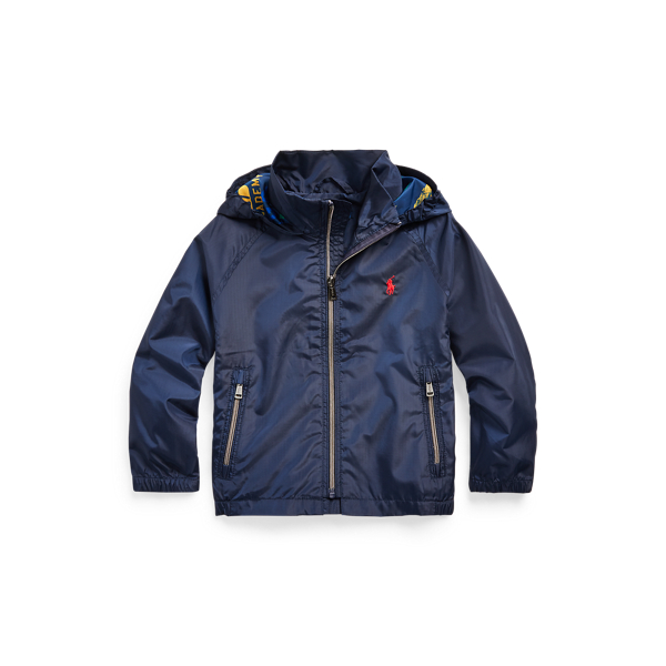 Packable Hooded Jacket Boys 1.5-6 Years 1