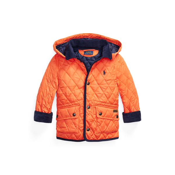 Water-Resistant Car Coat Boys 1.5-6 Years 1