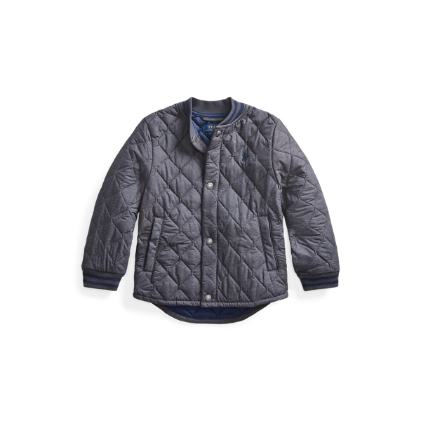Water-Resistant Quilted Jacket Boys 1.5-6 Years 1
