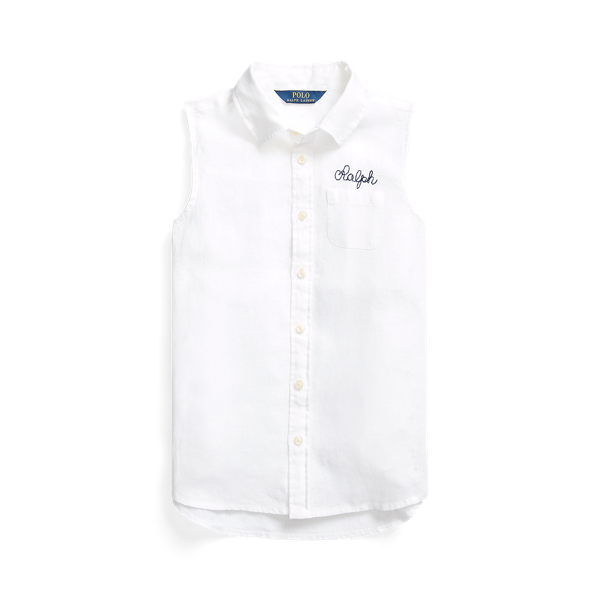 Camisa sin mangas de lino Girls 7-14 Years en 1