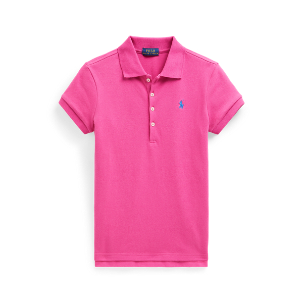 Stretch Mesh Polo Girls 7-14 Years em 1