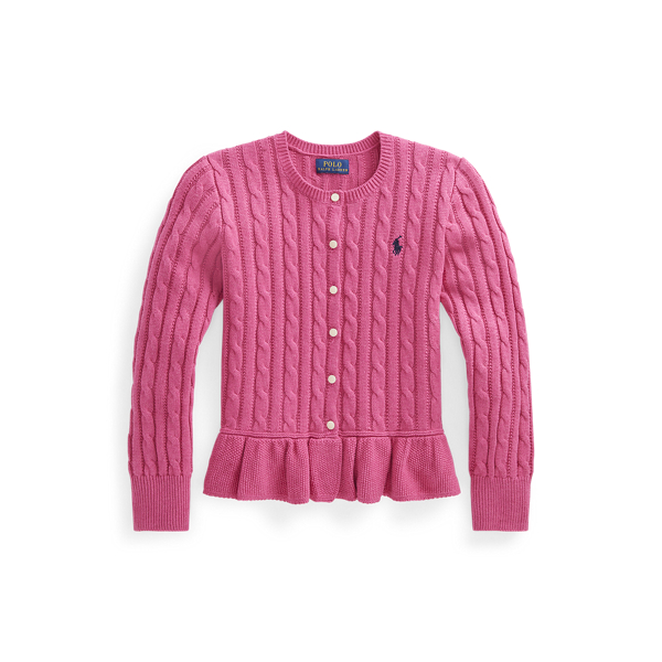 Zopfmusterstrickjacke mit Sch&ouml;&szlig;chen Girls 7-14 Years in 1