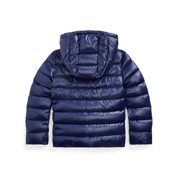 Refined Navy Water-Repellent Down Jacket Girls 7-14 Years 2