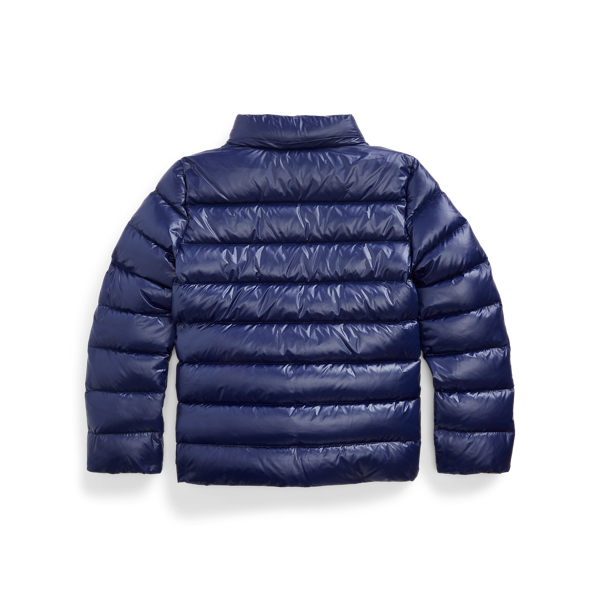 Refined Navy Water-Repellent Down Jacket Girls 7-14 Years 3