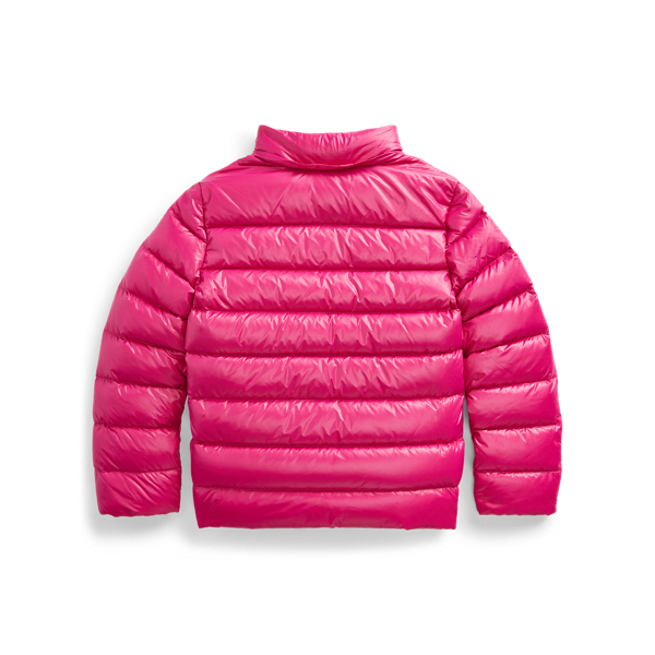 College Pink Water-Repellent Down Jacket Girls 7-16 3
