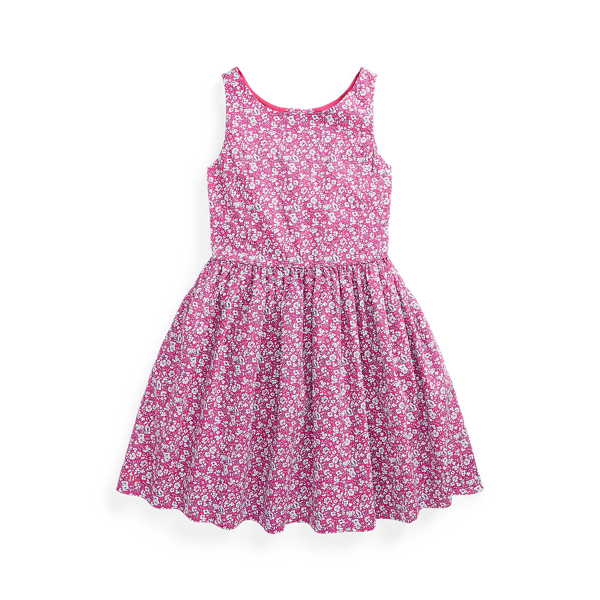Floral Cotton Poplin Dress