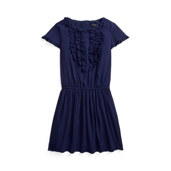 Ger&uuml;schtes Cr&ecirc;pe-Kleid Girls 7-14 Years in 1