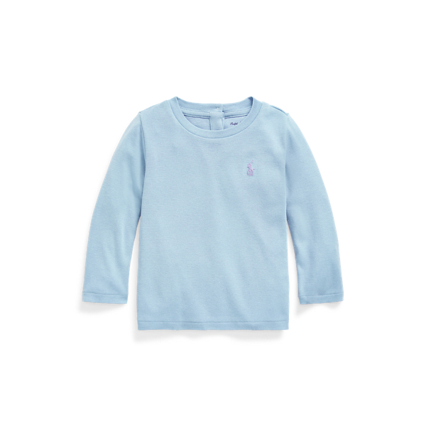 Cotton-Modal Long-Sleeve Tee Baby Girl 1