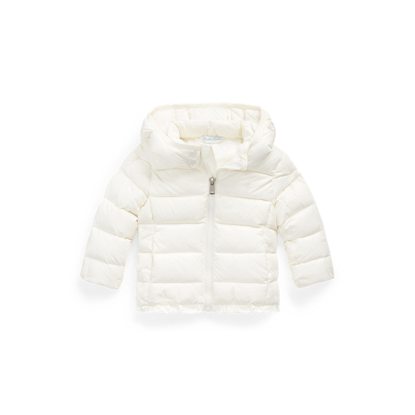 Ruffled Hooded Down Jacket Baby Girl 1