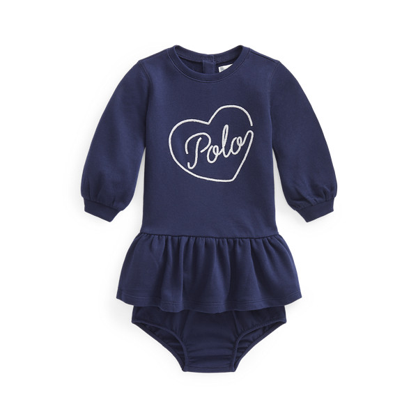 Vestido de punto de rizo con pololo Baby Girl en 1