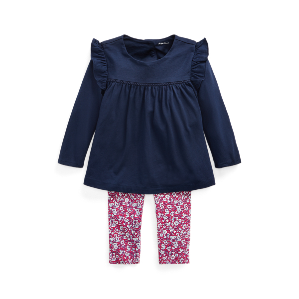 Top &amp; Floral Legging Set Baby Girl 1