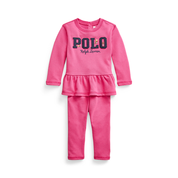 French Terry Top &amp; Joggers Set Baby Girl 1