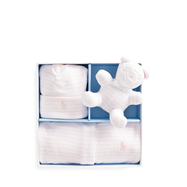 Velour 3-Piece Gift Set Baby Girl in 1