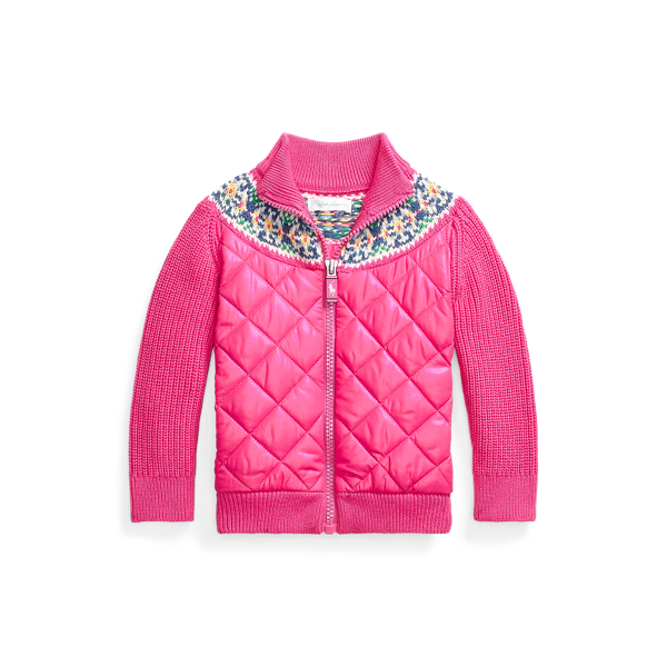 Hybrid Full-Zip Jumper Baby Girl 1