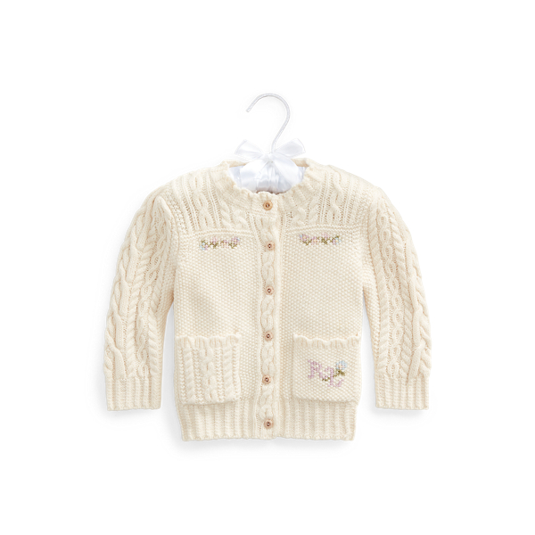 Wool-Blend Cardigan Baby Girl 1
