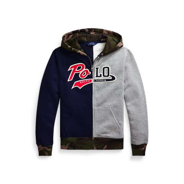 Color-Blocked Fleece Hoodie Boys 6-14 Years em 1