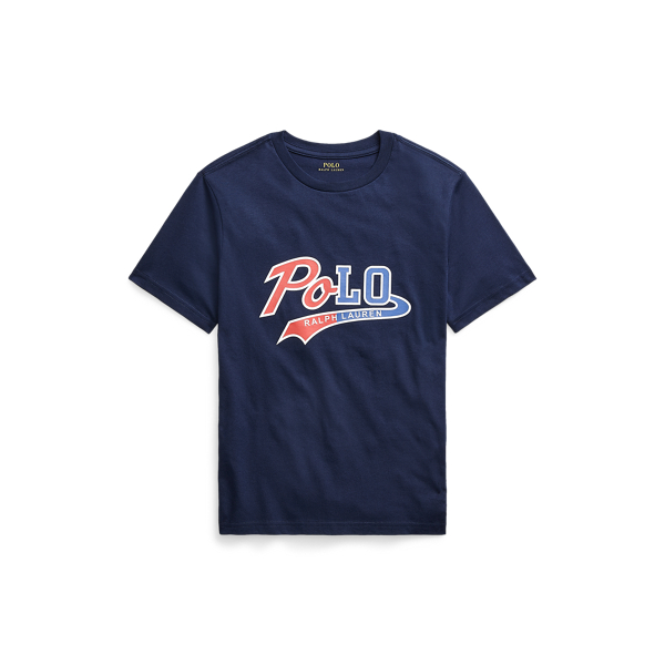 Logo Cotton Jersey Tee Boys 6-14 Years in 1