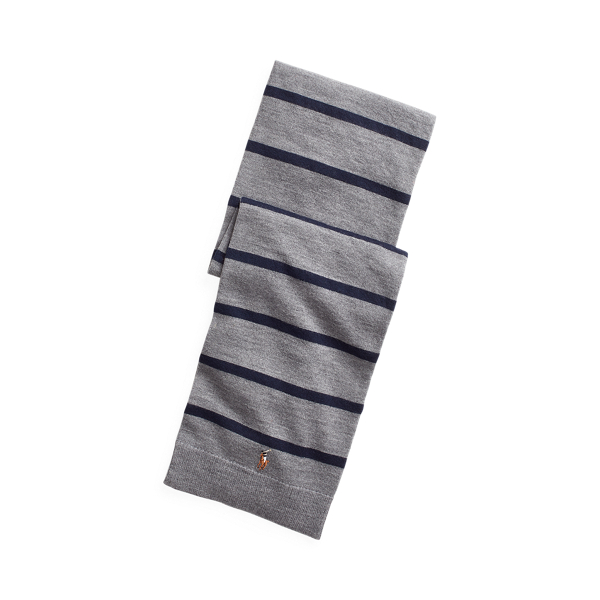Striped Merino Wool Scarf