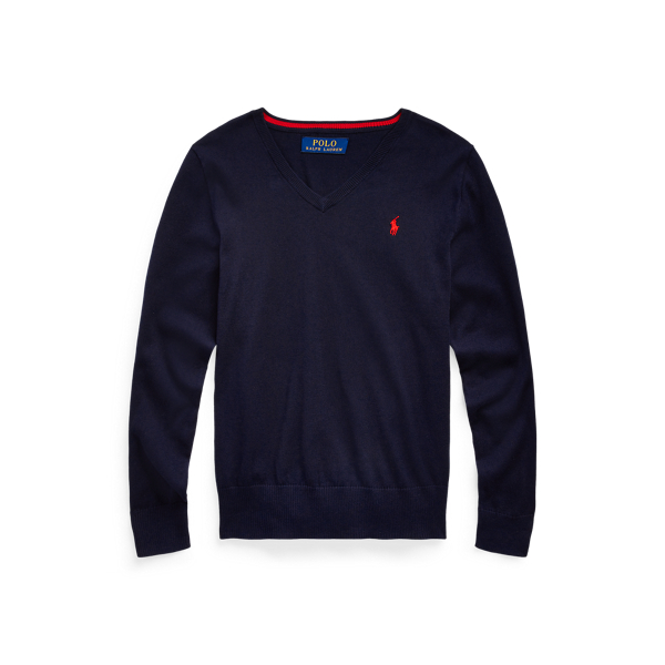 Pullover mit V-Ausschnitt