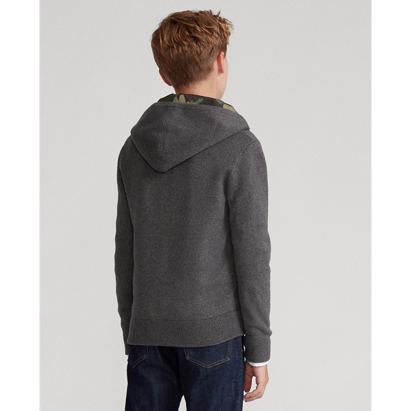 Boulder Grey Big Pony Cotton Hooded Sweater Boys 8-20 5