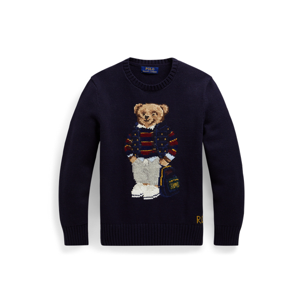 Polo Bear Cotton-Blend Sweater Boys 6-14 Years em 1