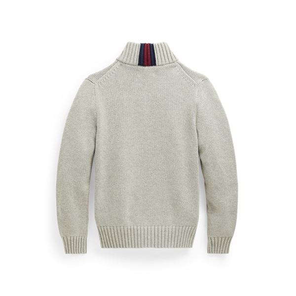 Dark Sport Heather Cotton Full-Zip Sweater Boys 8-20 2