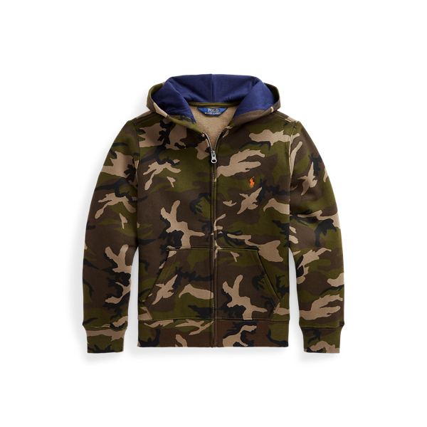 Sweat &agrave; capuche coton camouflage Boys 6-14 Years en 1