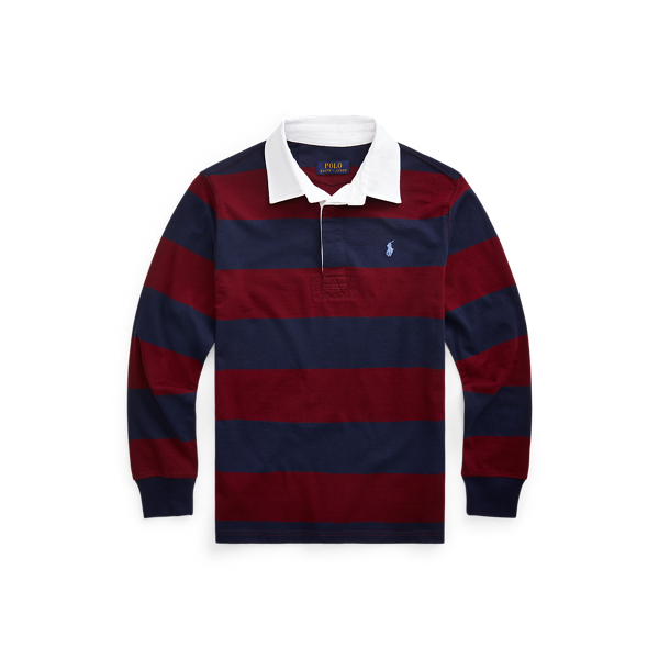 Chemise de rugby en coton ray&eacute;