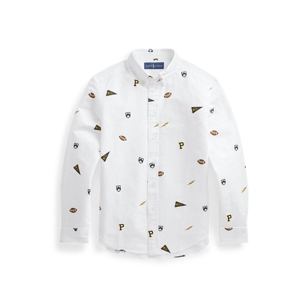 Camisa Oxford algod&oacute;n banderines Boys 6-14 Years en 1