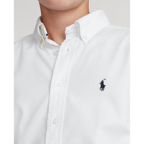 White Performance Oxford Shirt Boys 8-20 6