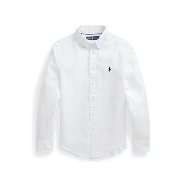 White Performance Oxford Shirt Boys 8-20 2