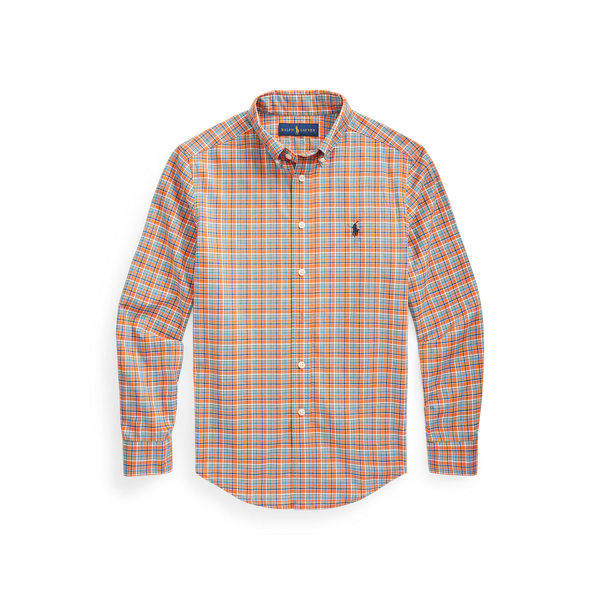 Plaid Cotton Poplin Shirt Boys 6-14 Years em 1