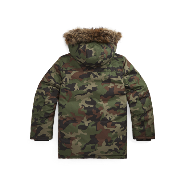 Surplus Camo Faux-Fur-Trim Down Parka Boys 8-20 7