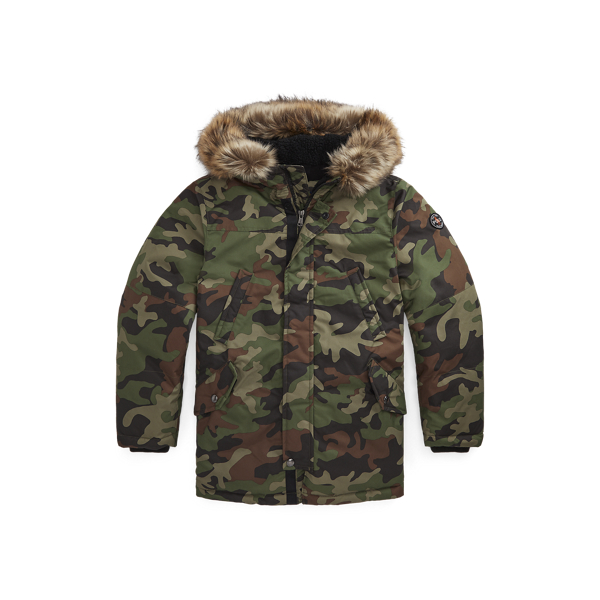 Faux-Fur-Trim Down Parka Boys 6-14 Years in 1