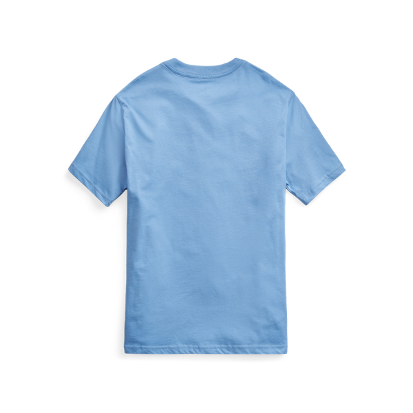Sky Blue Cotton Jersey Crewneck Tee Boys 8-20 7