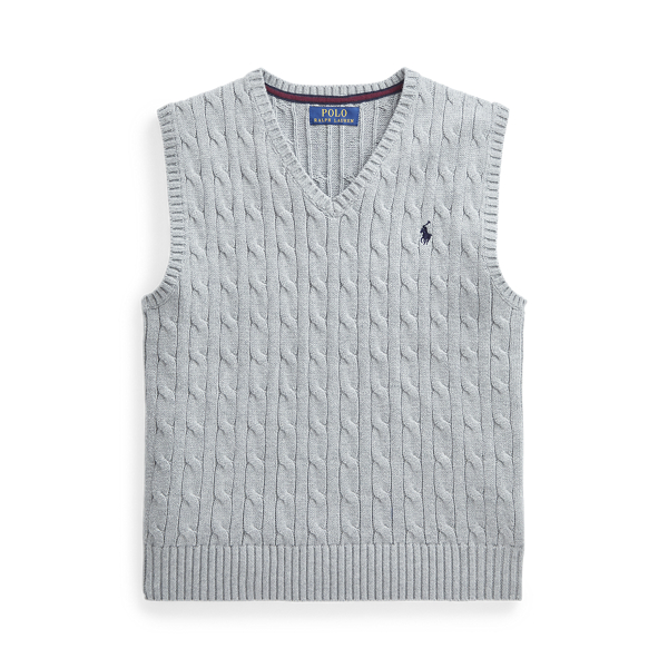 Pull d&eacute;bardeur en coton torsad&eacute; Boys 6-14 Years en 1